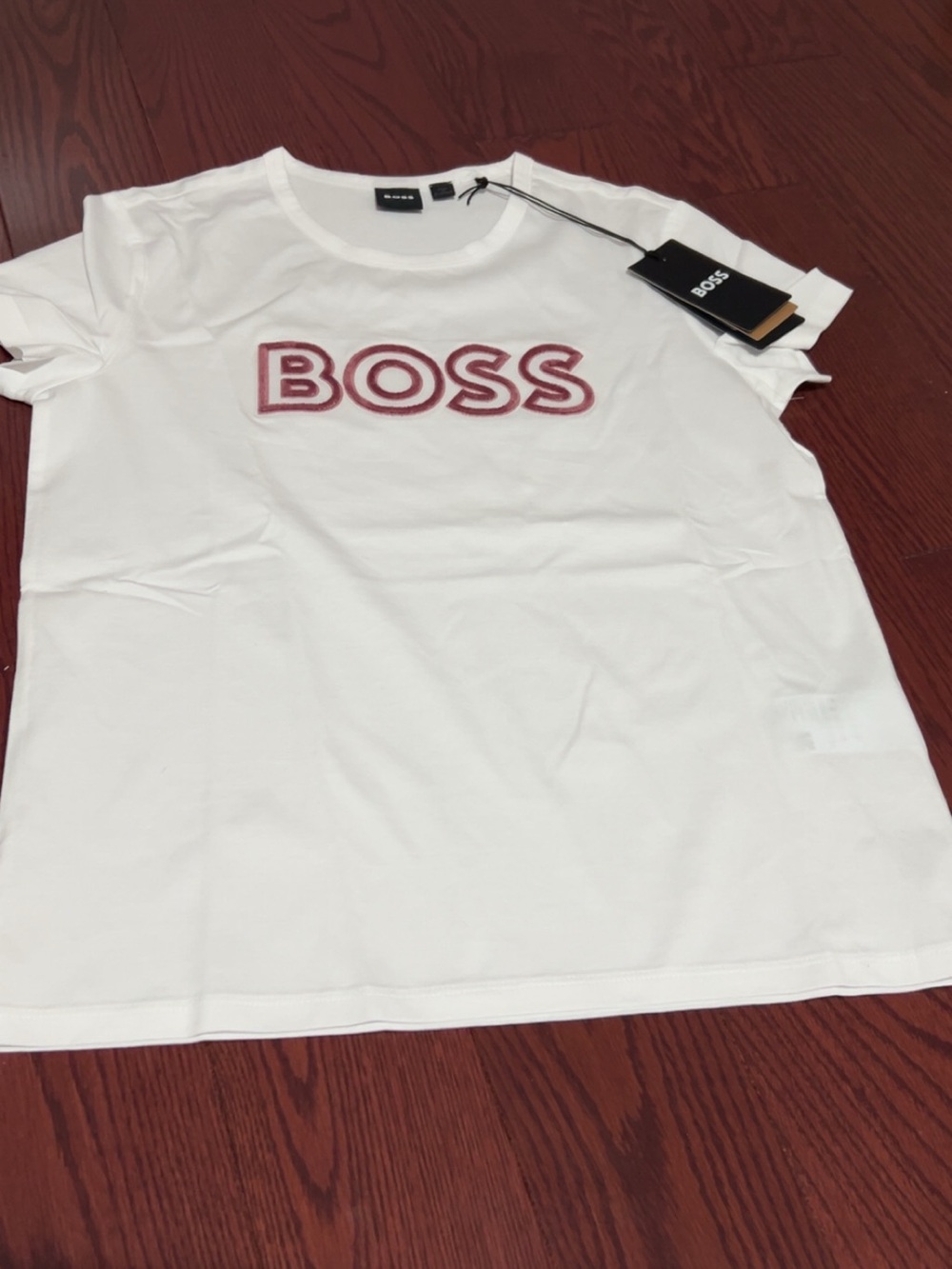 BOSS White Logo Tee